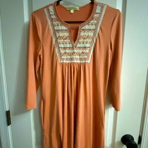 Peach/Orange Casual Dress